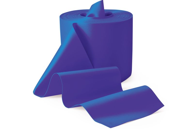 UNIBAND Träningsband, Blå 10cm x 50 m