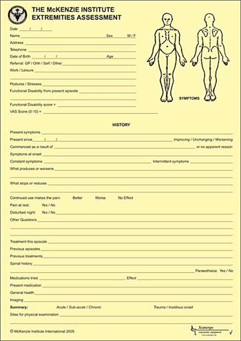 The Extremities Statusblad på engelska